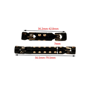 Powerhobby Brass Black Drive Shaft Axial SCX24 Deadbolt