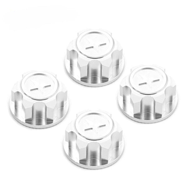 Powerhobby 17mm Aluminum Hex Wheel Nuts Silver (4) FOR Traxxas E-Revo Summit Maxx
