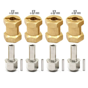 Powerhobby 17mm Brass Hex Wheels Hub Drive Adapter Axial SCX10