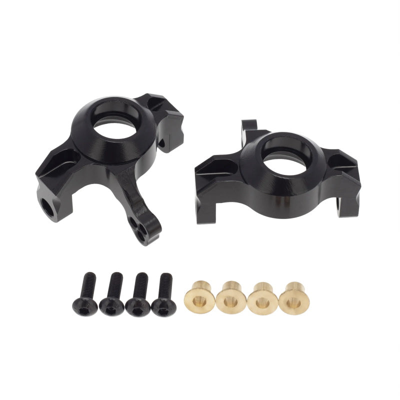 Powerhobby Aluminum Steering Knuckles Black Axial RR10 Wraith