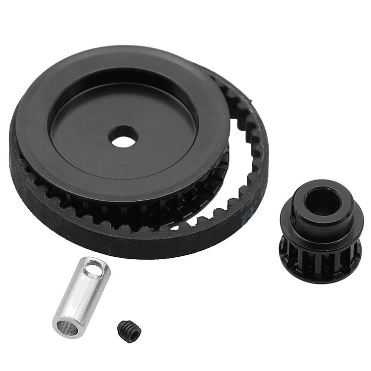 Powerhobby 12T 30T Gearbox Belt Drive Gear Set Black FOR Traxxas TRX-4 TRX-6