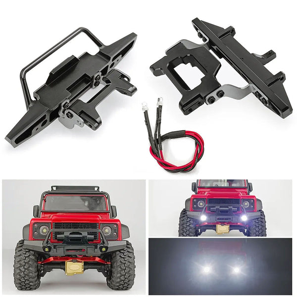 Powerhobby Front and Rear Bumper w Lights FOR Traxxas TRX-4M