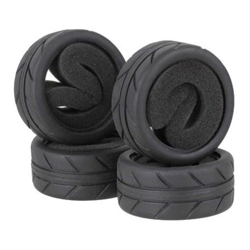 Powerhobby 1/10 On Road Car Tires 64mm slick (4) D28