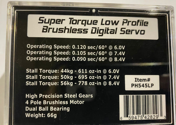 Powerhobby 545LP Super Torque Low Profile Brushless Digital Servo