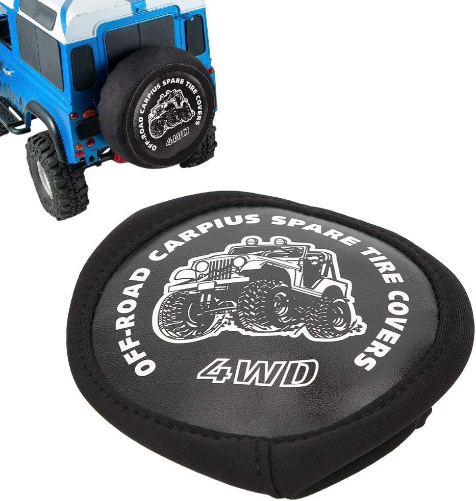 Powerhobby 100-114mm RC Spare Tire Dustproof Leather Cover Crawler 4WD