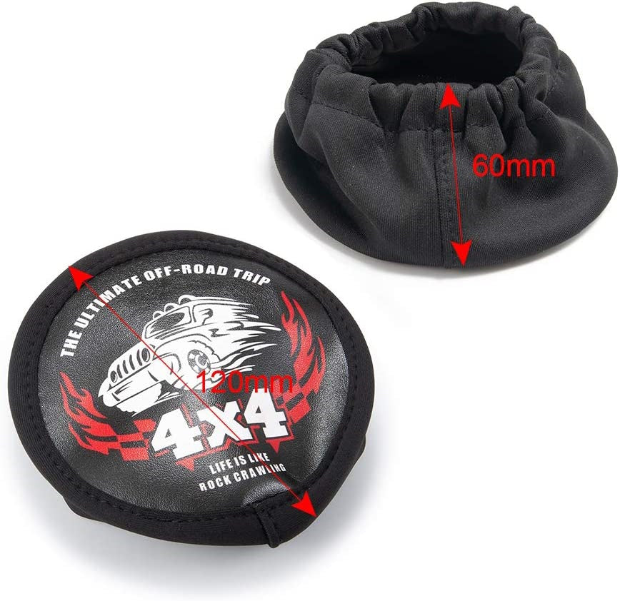 Powerhobby 100-114mm RC Spare Tire Dustproof Leather Cover Crawler 4X4