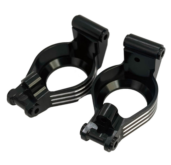 Powerhobby Aluminum Caster Blocks C-Hubs Black FOR Traxxas X-Maxx