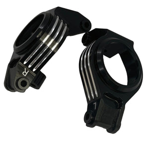 Powerhobby Aluminum Caster Blocks C-Hubs Black FOR Traxxas X-Maxx