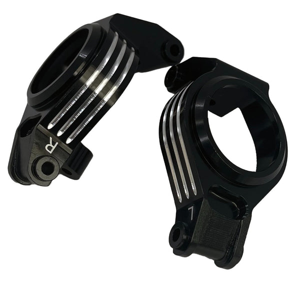 Powerhobby Aluminum Caster Blocks C-Hubs Black FOR Traxxas X-Maxx