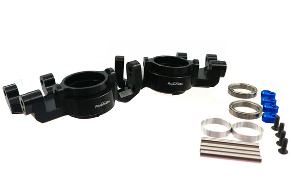 Powerhobby Aluminum Steering Blocks W/ Hd Bearing Support FOR Traxxas X-Maxx / XRT