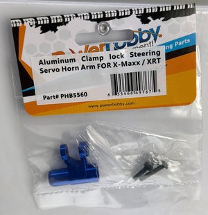 Powerhobby Aluminum Clamp lock Steering Servo Horn Arm FOR Traxxas X-Maxx / XRT