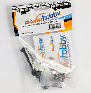 Powerhobby Brass Rear Axle Housing Black FOR Traxxas TRX-4M TRX4M