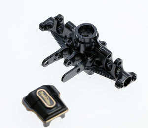 Powerhobby Brass Front Axle Housing Black FOR Traxxas TRX-4M TRX4M