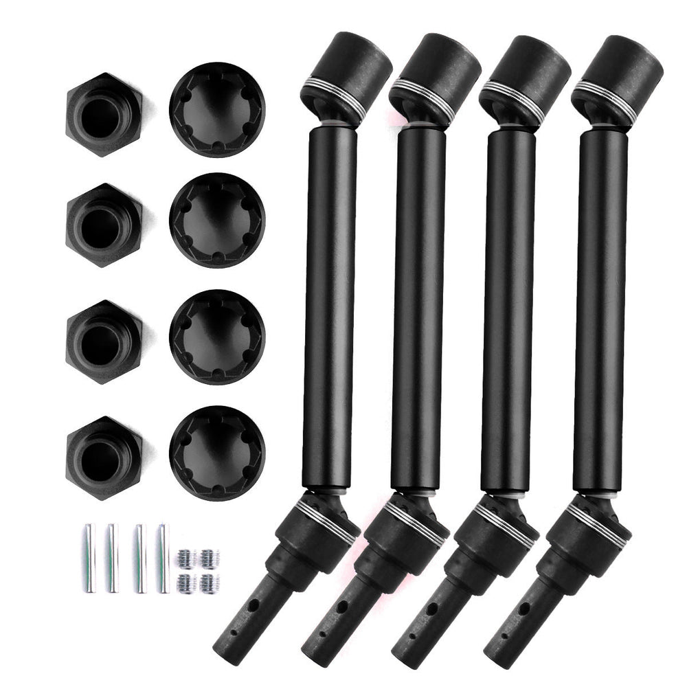 Powerhobby Metal CVD Widened Drive Shafts Black FITS Traxxas Maxx V2