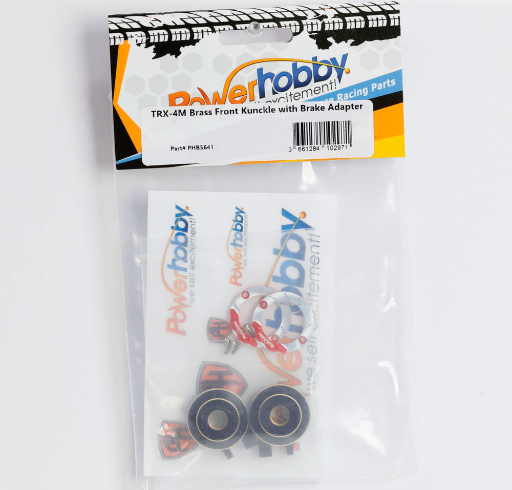 Powerhoby Aluminum Front Kunckle with Brake Adapter FOR Traxxas TRX-4M