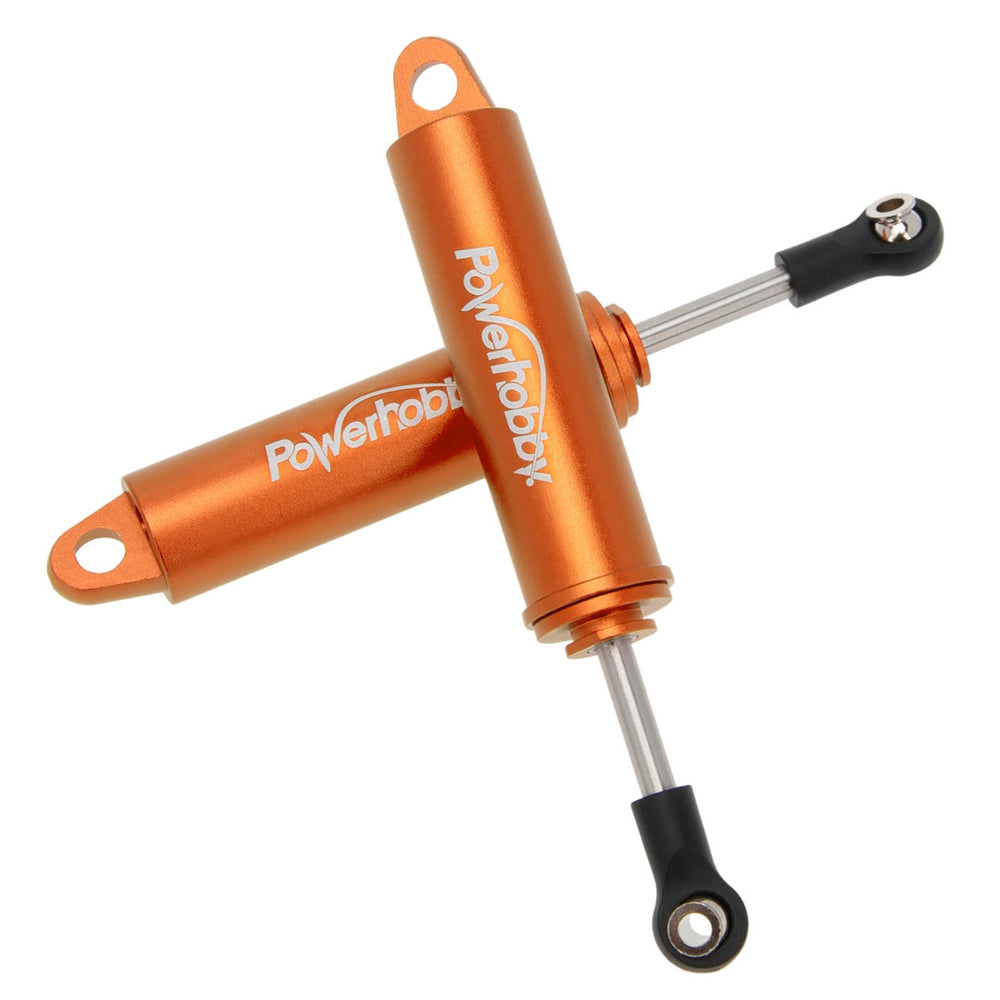 Powerhobby 90mm Promatics Two Stage Internal Spring Shocks (2) Orange