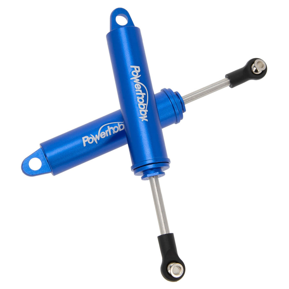 Powerhobby 100mm Promatics Two Stage Internal Spring Shocks (2) Blue