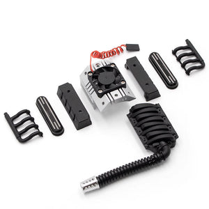 Powerhobby V8 Engine Motor Heatsinks & Cooling Fan FOR TRX-4 / SCX10