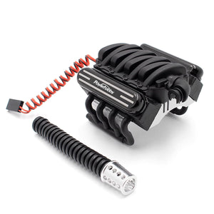 Powerhobby V8 Engine Motor Heatsinks & Cooling Fan FOR TRX-4 / SCX10