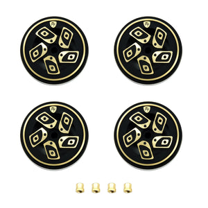 Powerhobby 1.0" Z8 Brass Beadlock Crawler Wheels 1/24 Axial SCX24 Jeep Bronco