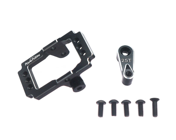 Powerhobby Aluminum Servo Mount w Horn FITS 59MG Micro Servo FOR Traxxas TRX-4M