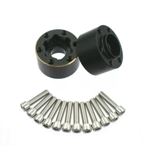 Powerhobby Brass Wheel Hub Hex Adapter Counterweight 18mm FOR SCX10 TRX-4 TRX-6 - Echo Six Hobbies