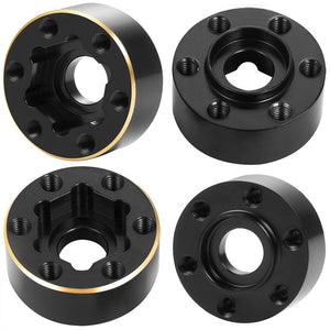Powerhobby Brass Wheel Hub Hex Adapter Counterweight 12mm FOR SCX10 TRX-4 TRX-6