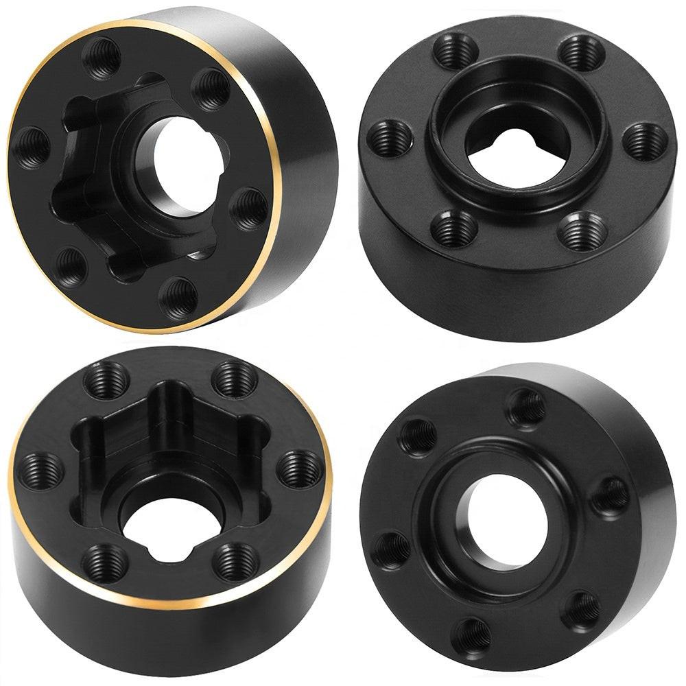 Powerhobby Brass Wheel Hub Hex Adapter Counterweight 18mm FOR SCX10 TRX-4 TRX-6 - Echo Six Hobbies