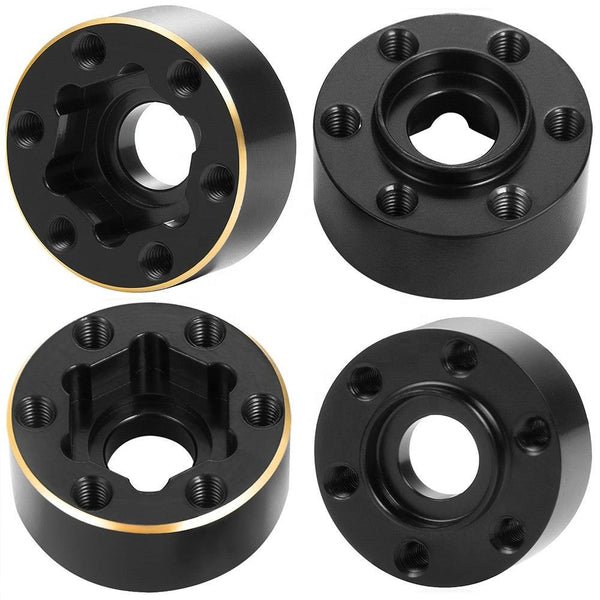 Powerhobby Brass Wheel Hub Hex Adapter Counterweight 18mm FOR SCX10 TRX-4 TRX-6 - Echo Six Hobbies