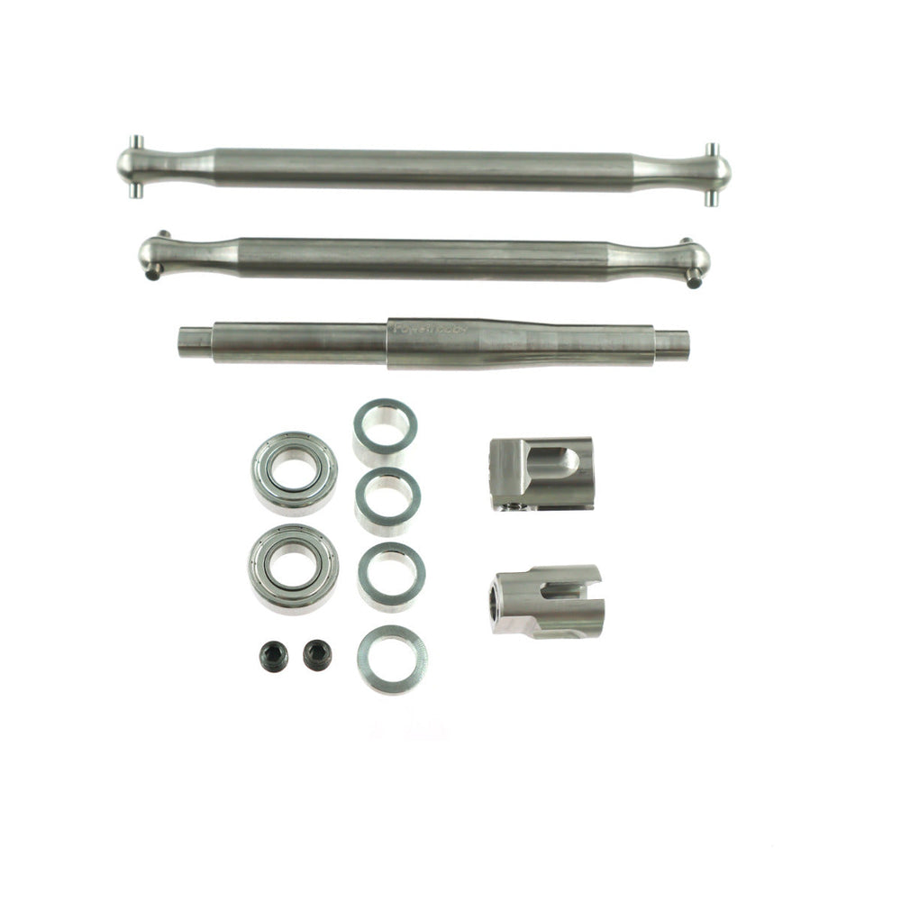 Powerhobby Titanium Centre Drive Shaft + spool Combo Arrma Infraction / Felony / Limitless (v1)