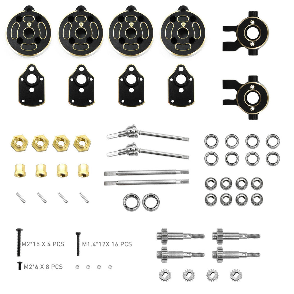 Powerhobby Brass Front / Rear Portals FOR Traxxas TRX-4M