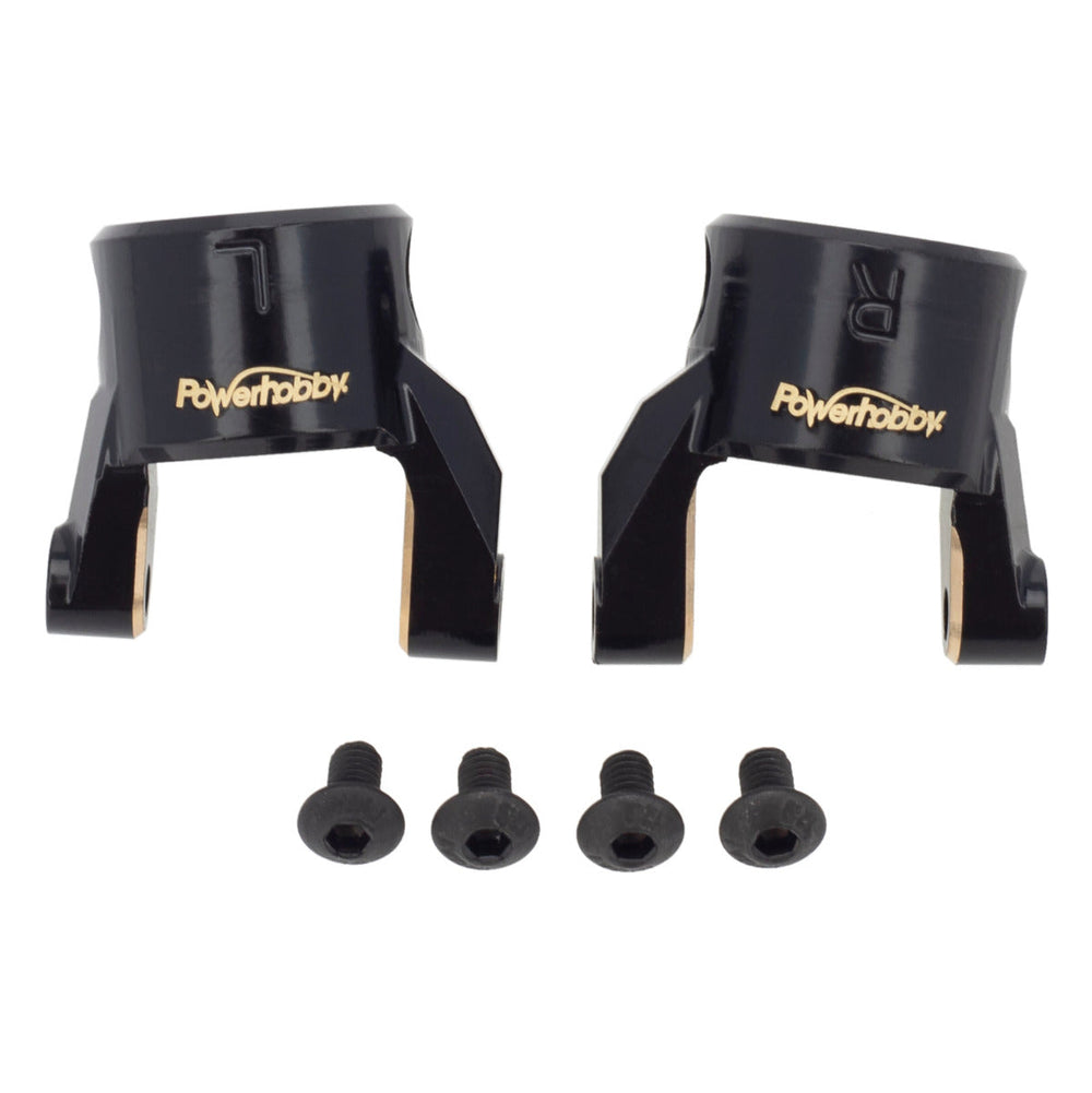 Powerhobby Brass C Hub Carrier Set Axial SCX10 PRO