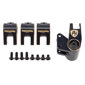 Powerhobby Brass Axle Tube Link Mount Set Axial SCX10 PRO