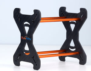 Powerhobby Carbon Fiber Tire Storage Rack FOR 1.0" Tires 1/24 Orange