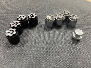 Powerhobby 1/10 Scale Rock Crawler M4 Locking Hubs w Tool Chrome (4)