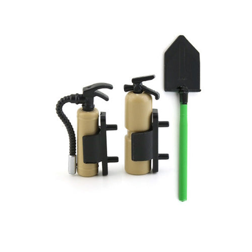 Powerhobby 1/10 Rock Crawler Accessories Fire Extinguisher Brown