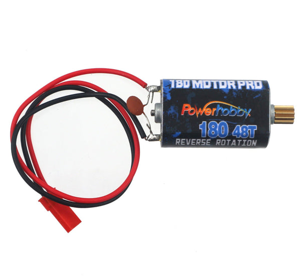 Powerhobby 180 PRO Brushed 48T Motor w Steel Pinion FOR Traxxas TRX-4M