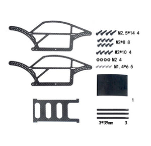 Powerhobby Carbon Fiber Chassis frame kit For 1/18 Traxxas TRX-4M