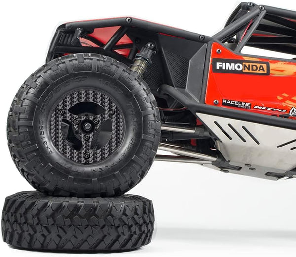 Powerhobby 1.9" Carbon Fiber Lightweight Beadlock Wheels B 1/10 Rock Crawler