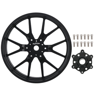Powerhobby 7075 Aluminum Front Wheels w Hub Black Losi Promoto MX
