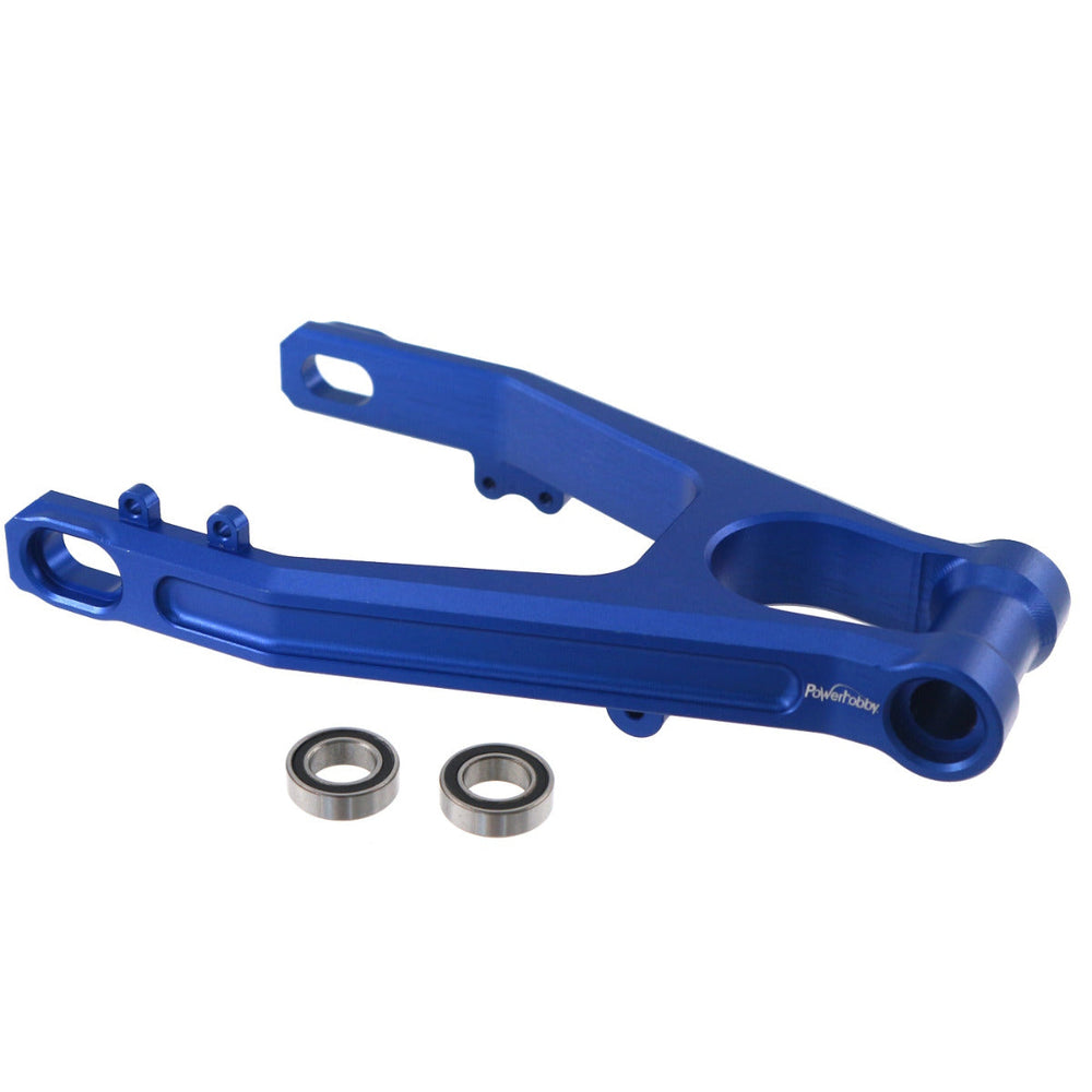 Powerhobby 7075 Aluminum Rear Swing Arm w Large Inner Bearing Blue Losi Promoto MX