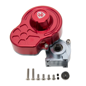 Powerhobby Complete Metal Transmission Gearbox w Gears Axial SCX10 / LCG Chassis
