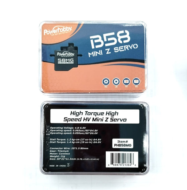 Powerhobby 58MG Programmable High Speed / Torque Digital Servo Mini-Z AWD
