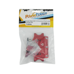 Powerhobby Aluminum Front Bulkhead FOR Traxxas Slash Rustler Bandit 2WD Red