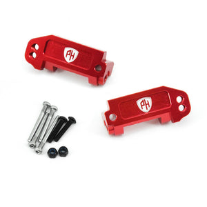 Powerhobby Aluminum Front Caster Blocks Red FOR Traxxas Slash Stampede Ruslter Bandit