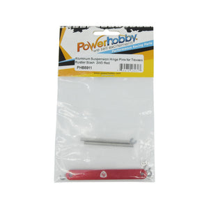 Powerhobby Aluminum Tie Bar Suspension Hing Pins Red FOR Traxxas Slash 2WD