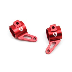 Powerhobby Aluminum Front Knuckles Red FOR Traxxas Slash Rustler Bandit Stampede