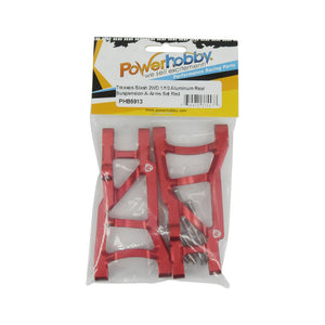 Powerhobby Aluminum Rear Suspension A-Arms Red FOR Traxxas Slash 2WD