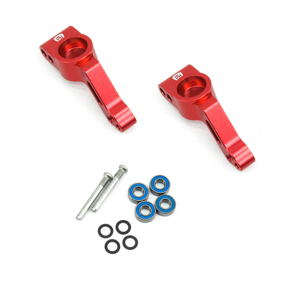 Powerhobby Aluminum Oversized Rear Hub Carriers Red FOR Traxxas Stampede Rustler Bandit Slash