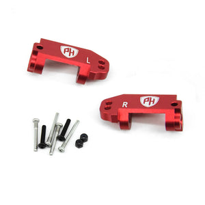 Powerhobby Aluminum Caster Blocks FOR Traxxas Slash Rustler Bandit Stampede Red